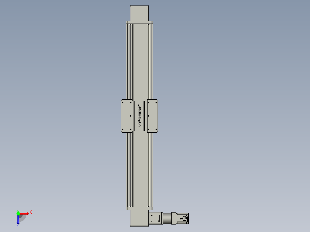 威洛博直线电机模组EB20-L224-S1050-L-ZP75-MS3-5K俯视图