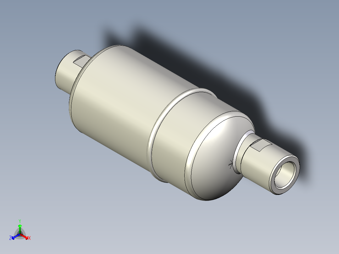 带浮子式AD-SS的自动冷凝水疏水阀正等轴测图