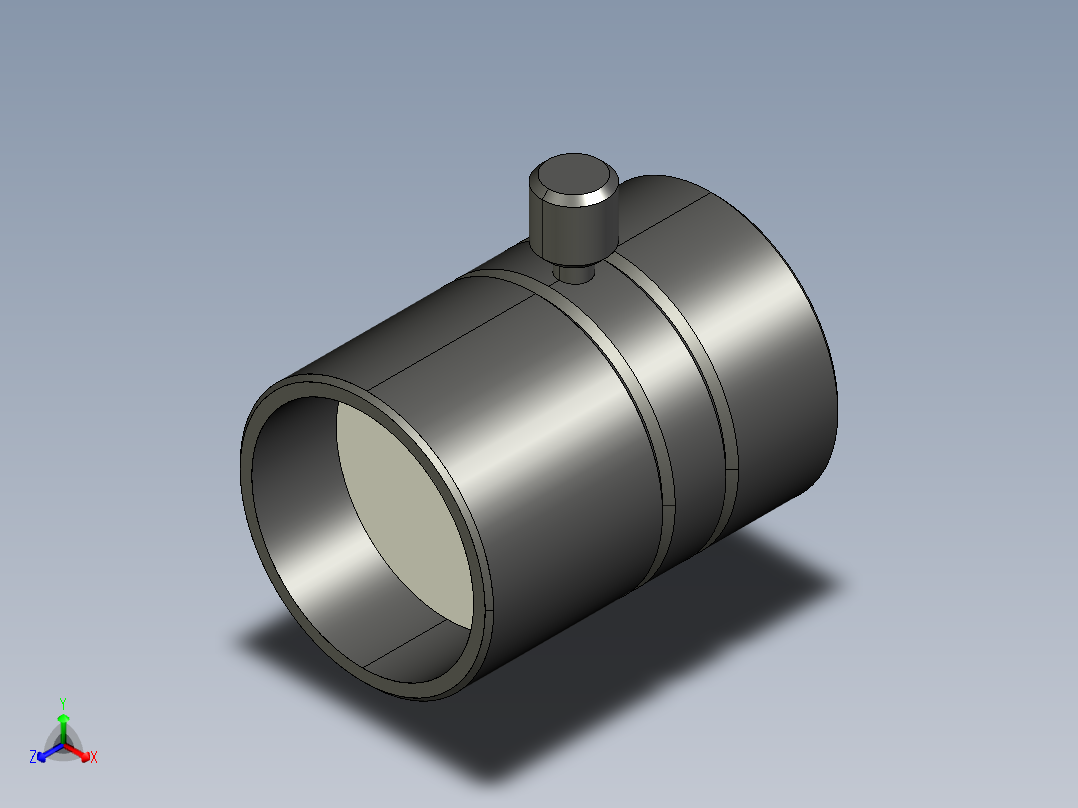 基恩士CA-LS4_kc图纸模型正等轴测图