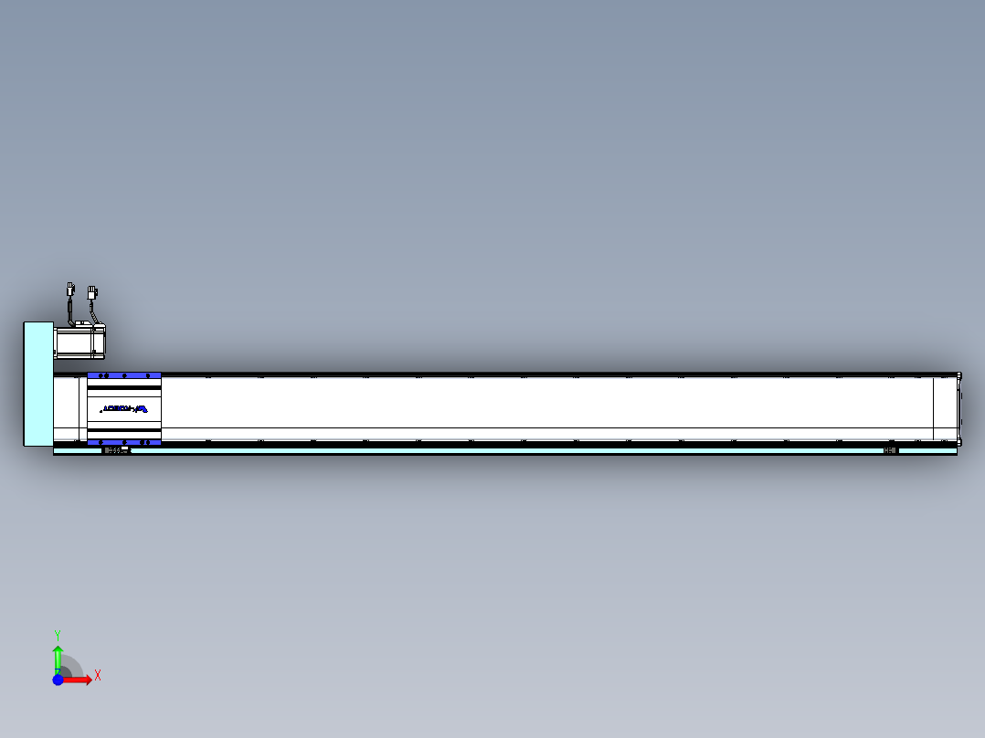 VF丝杆传动-一般环境VF14-Lxx-C-S1450-BR-ZP40-C3前视图