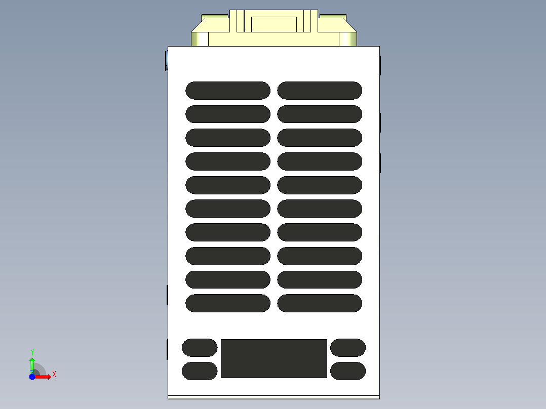 电源240瓦24伏10A前视图