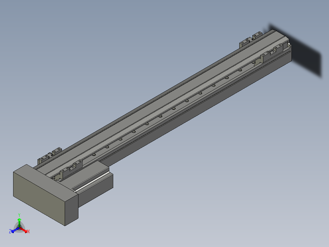直线模组LHA6-S600-L-200W(16丝杆)设计图纸