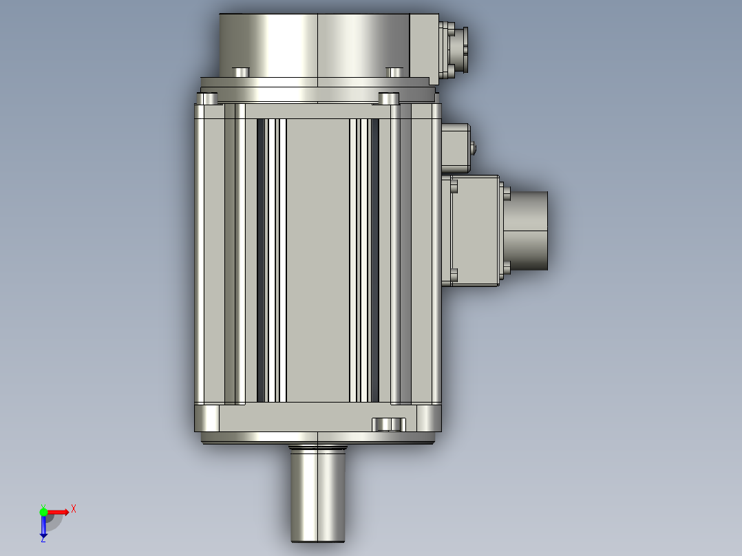 电机MS6S-100TL30BZ2-21P0.STEP俯视图
