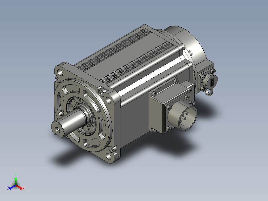 电机MS6S-100TL30BZ2-21P0.STEP正等轴测图