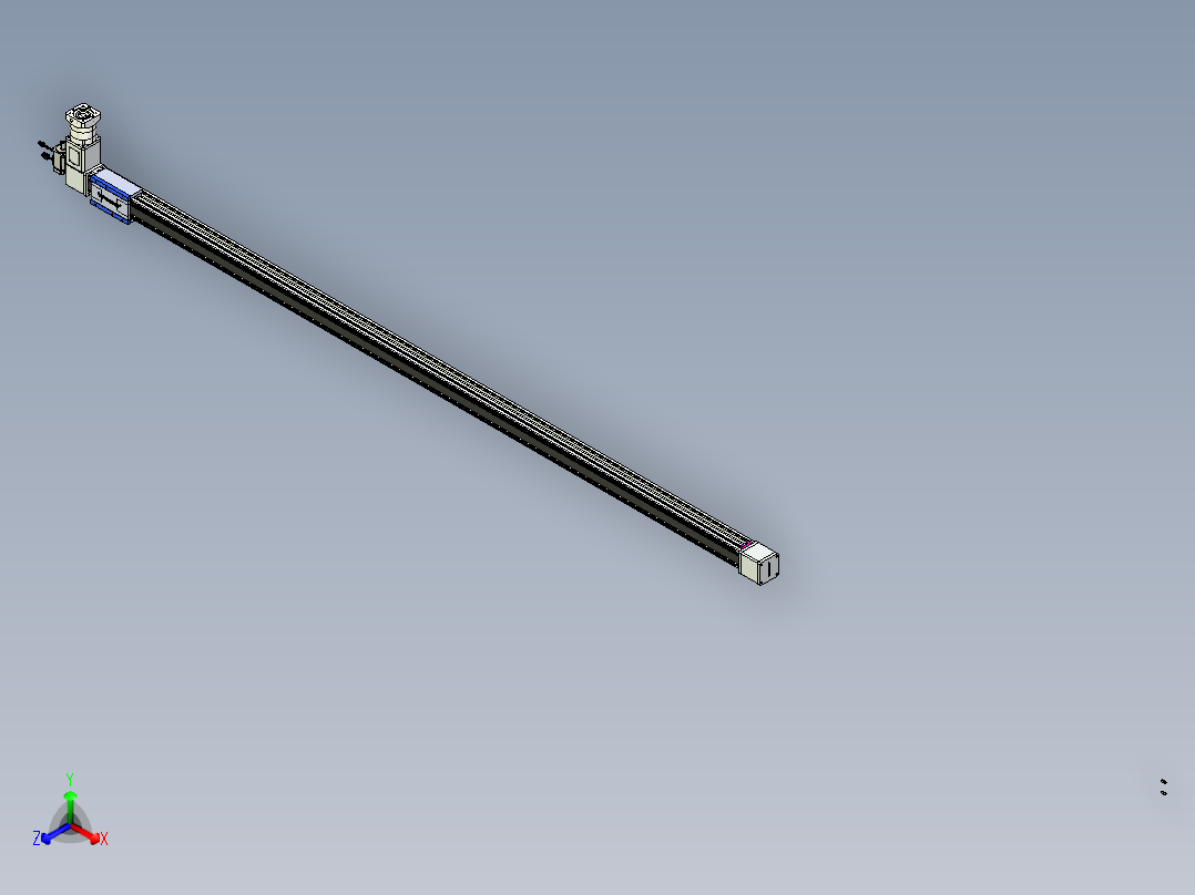 威洛博LB.GB同步带传动--欧规系列GB8-L192-S2950-BR-P75-K正等轴测图