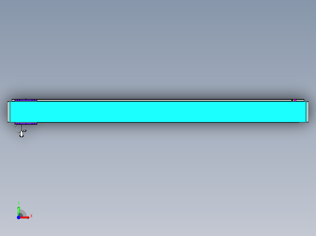 威洛博VL系列3d模型模组VL17E2Y-S2150前视图