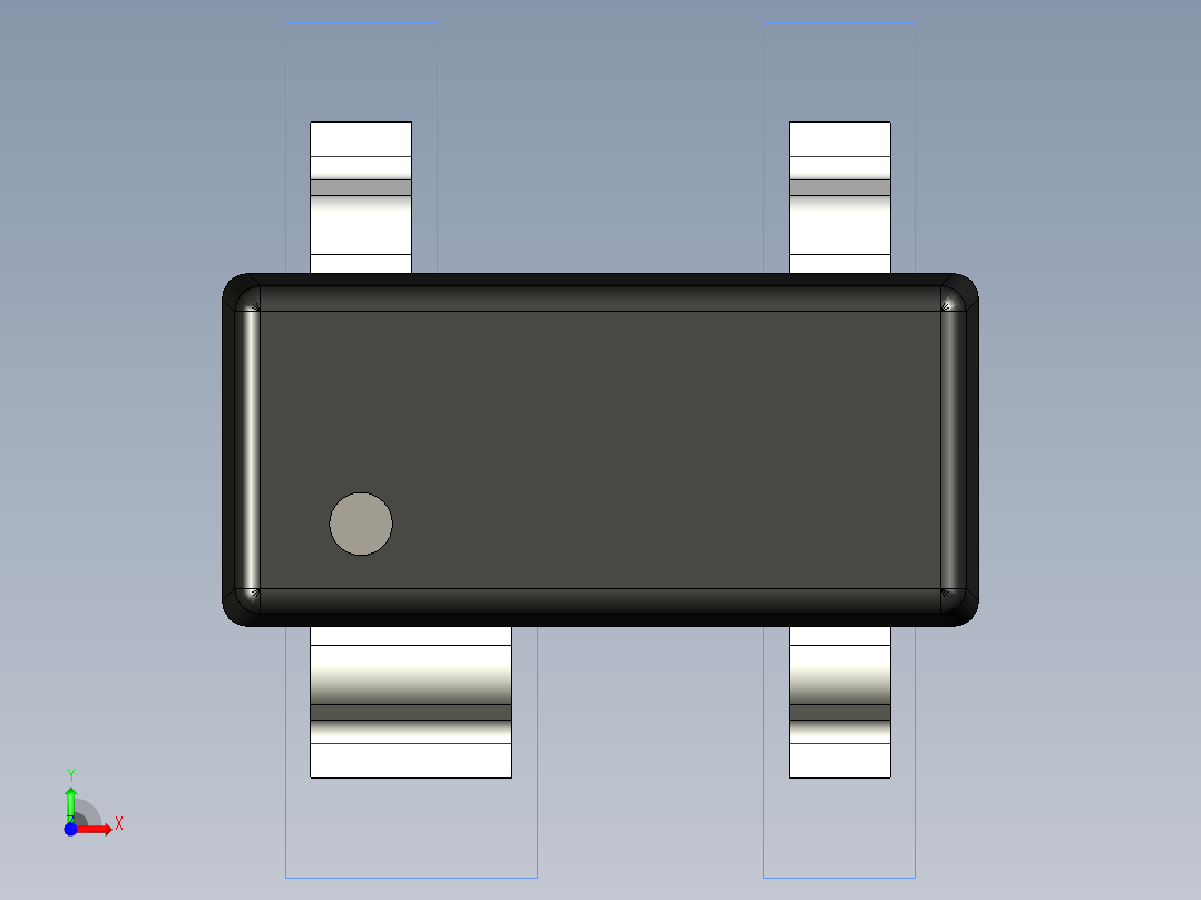 分立半导体元件封装-TO-253AA前视图