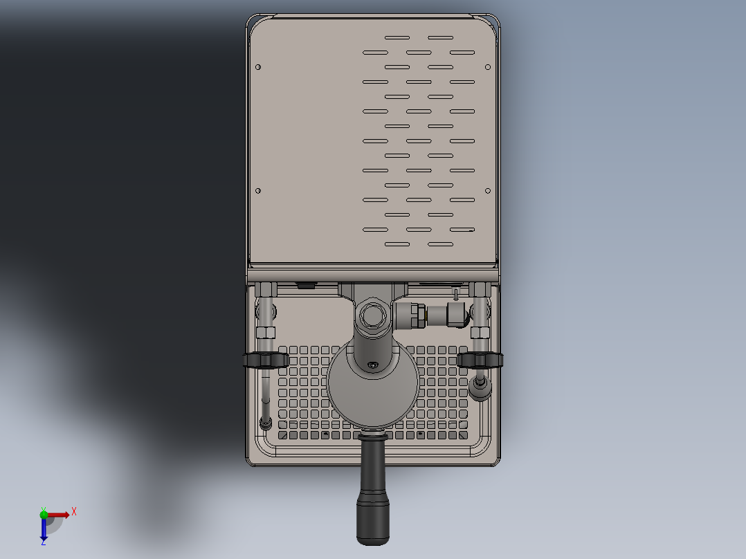 浓缩咖啡机sw20可编辑俯视图
