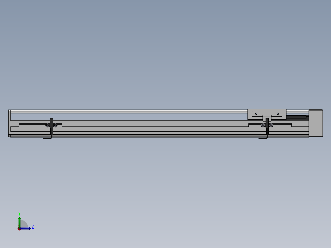 精密模组MY100-T10-500L-BL-P10B-C4-C左视图
