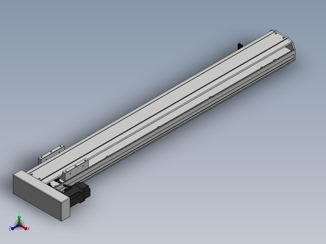 精密模组MY120-T10-750L-BL-P10B-C4-C正等轴测图