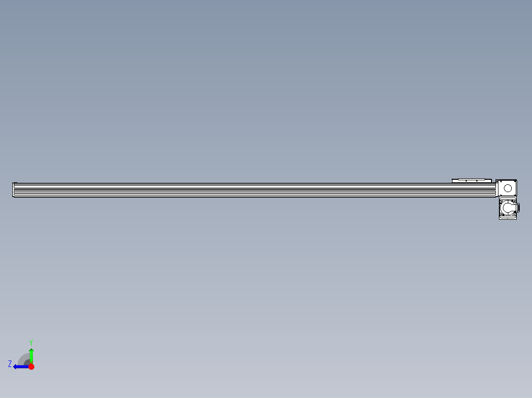 同步带全封闭直线模组TPA-HCB-110D-90-L1600-RP-C-P40-N3右视图