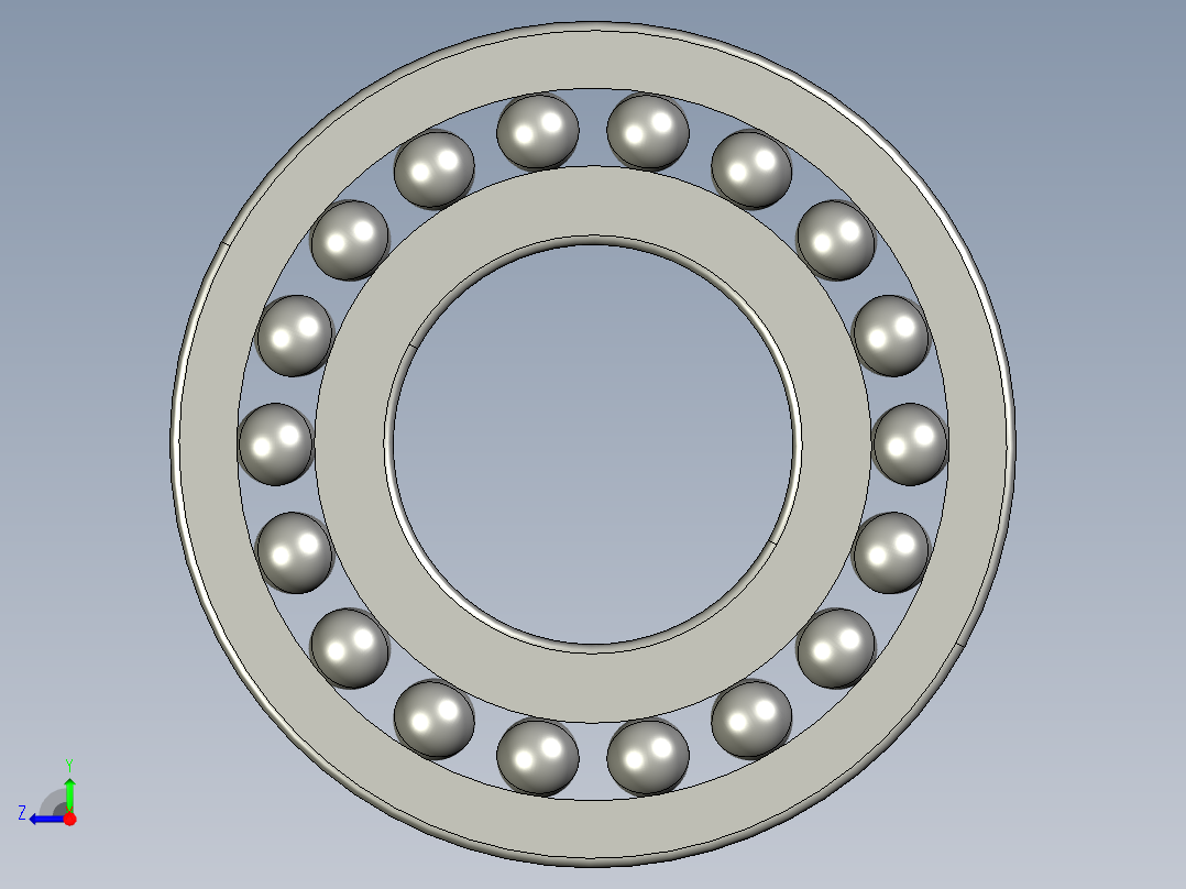 深沟球轴承6334右视图