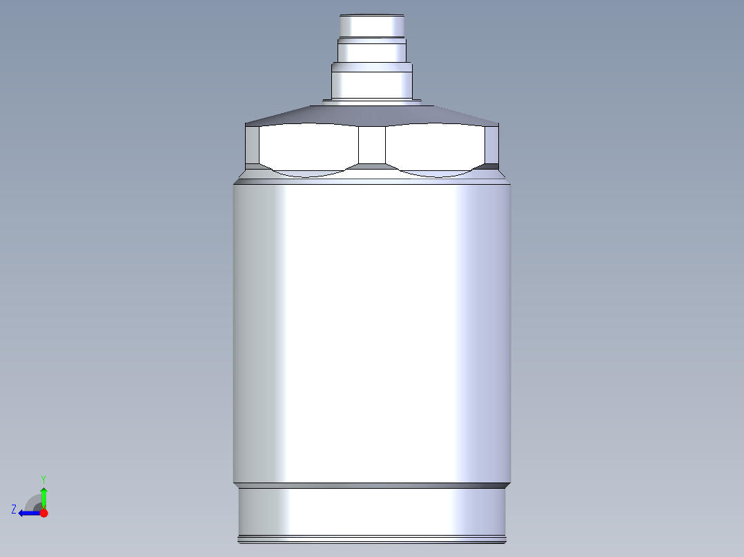 KOSMEKLD0452-xM多系列多零件图纸模型右视图