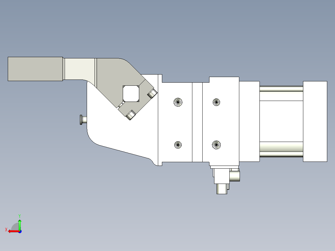 德克斯TUNKERS气缸数模V2 50.1 A11 T12 5~44后视图