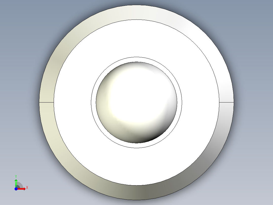 側向式定位柱(塑膠梢B)2215-3D多系列多零件图纸模型前视图