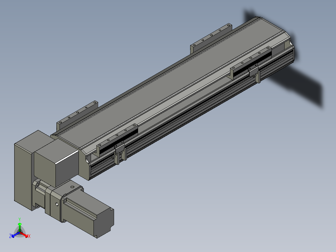 直线模组LHB17-L40-S500-LD设计图纸