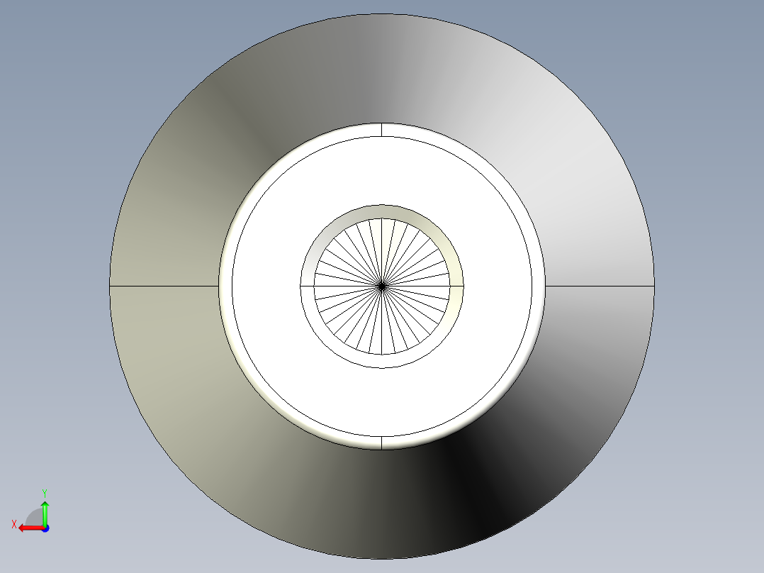 手輪把手2455-3D多系列多零件图纸模型后视图