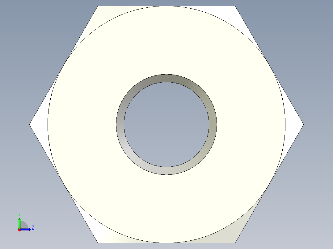 螺母-Nut_M14-4-33-15-15.stp左视图