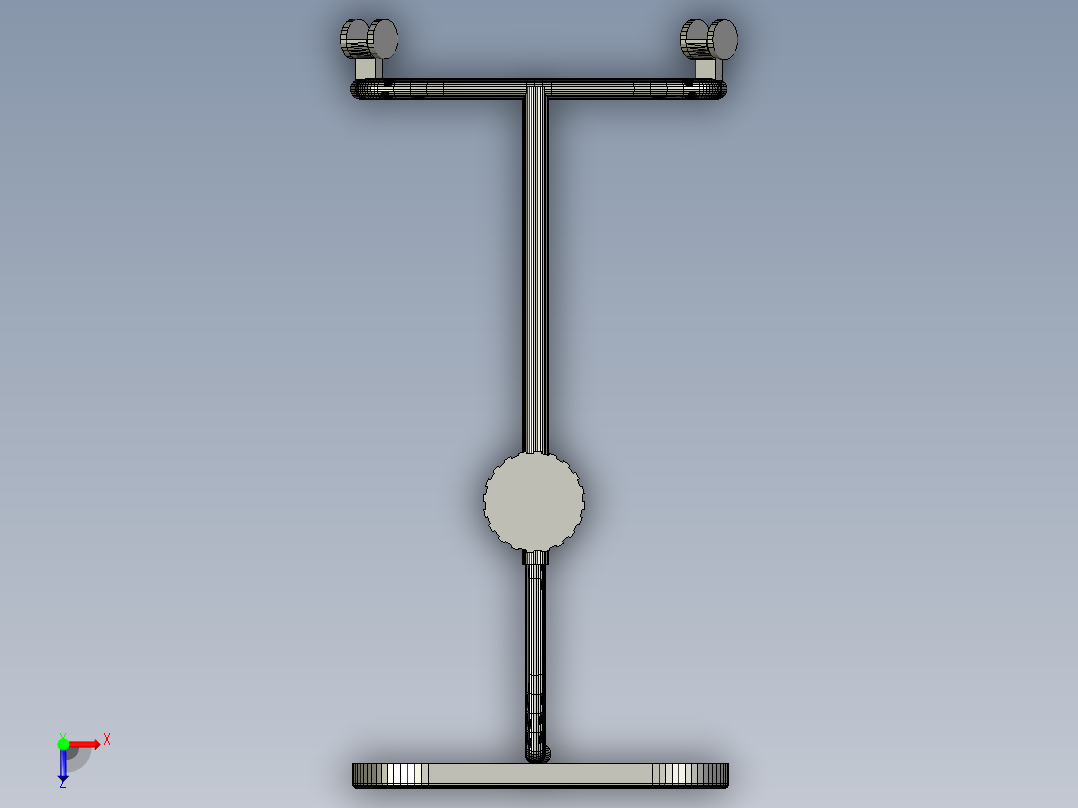 医院床头柜+柜俯视图
