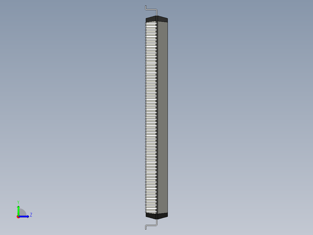 元器件3D封装QFP232_FPT-232P-M01174左视图