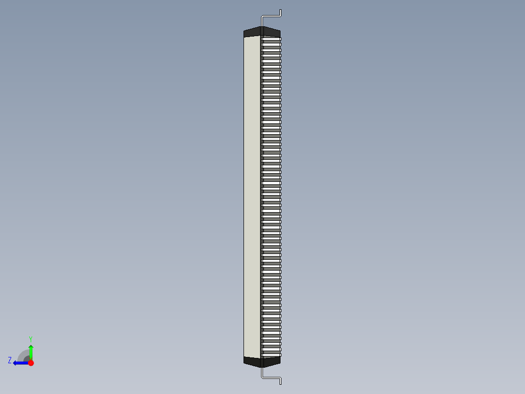 元器件3D封装QFP232_FPT-232P-M01174右视图