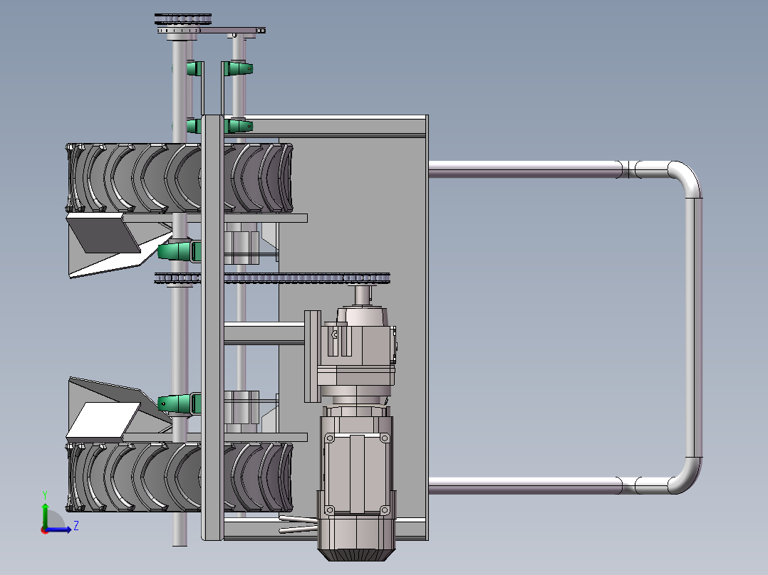 播种机(4)左视图
