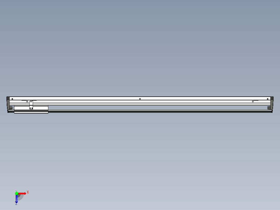 威洛博VL系列3d模型模组VL17E2Y-S1150俯视图