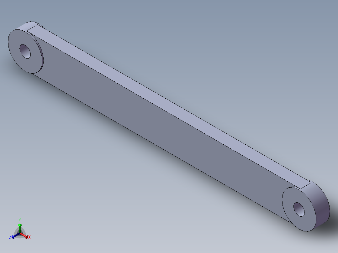 S42 连接杆正等轴测图