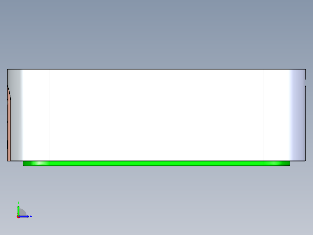 苹果Apple mac mini g4模型3D图纸左视图