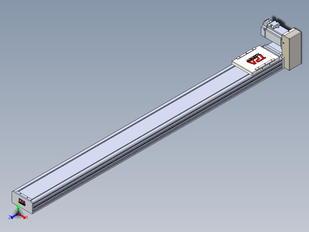 同步带全封闭直线模组TPA-HCB-110D-90-L1150-LU-C-P40-N3