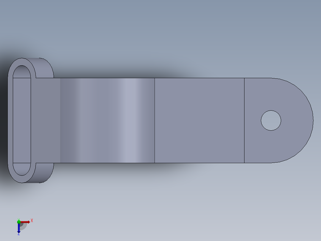 机械零件图12俯视图