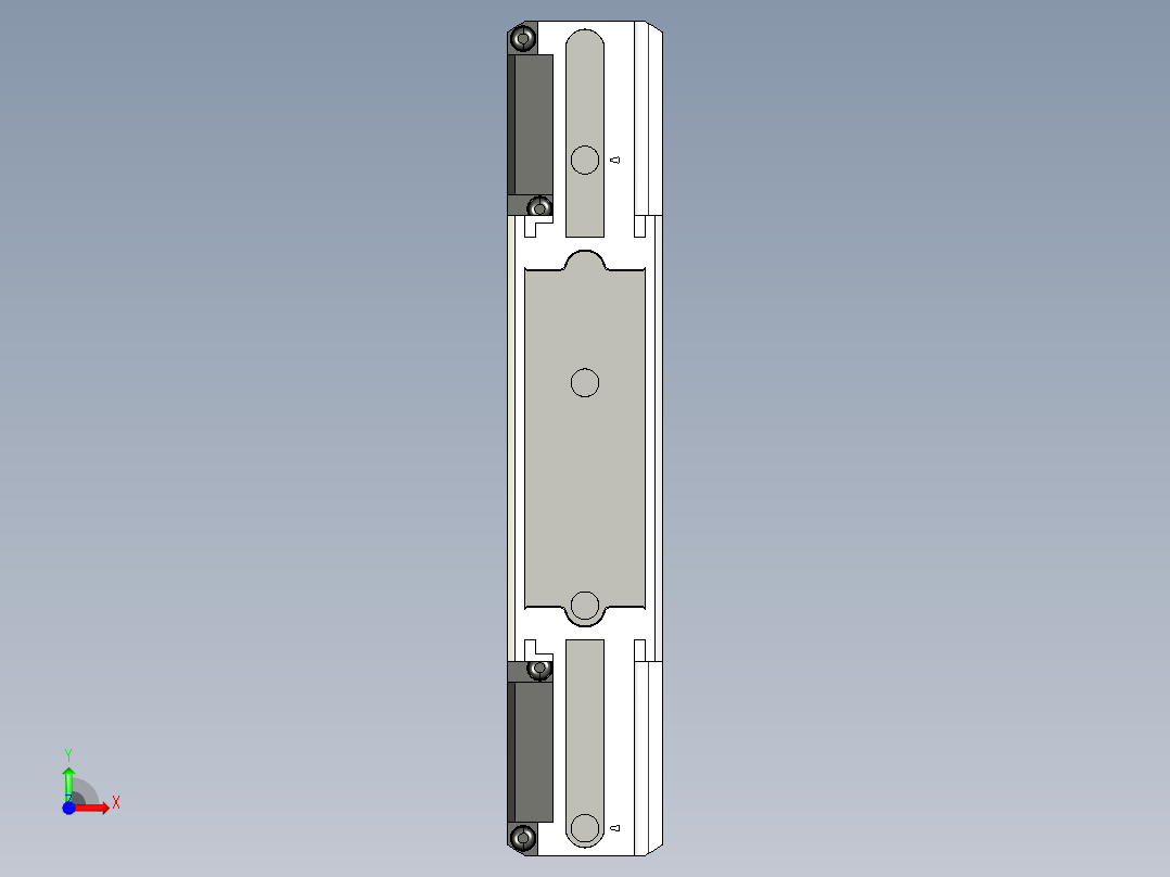 基恩士SL-V04L_R_kc图纸模型前视图