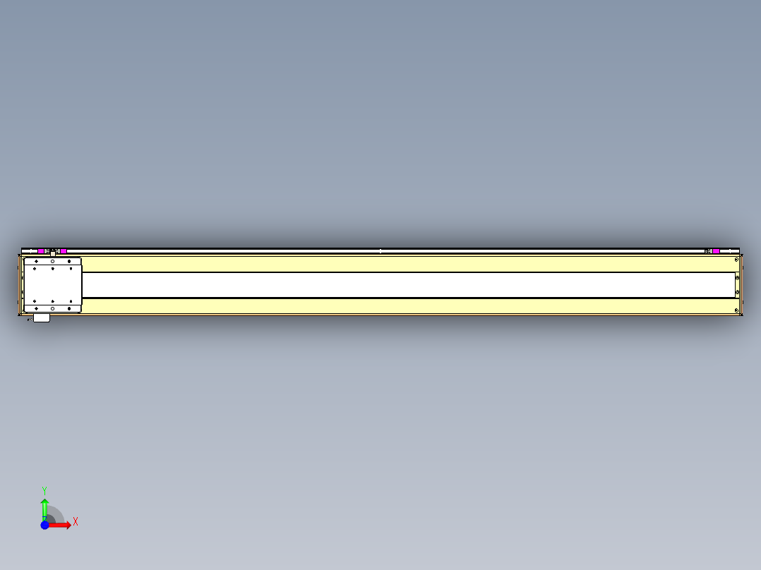 威洛博LC系列3d模型模组LC17E1Y-S1800前视图