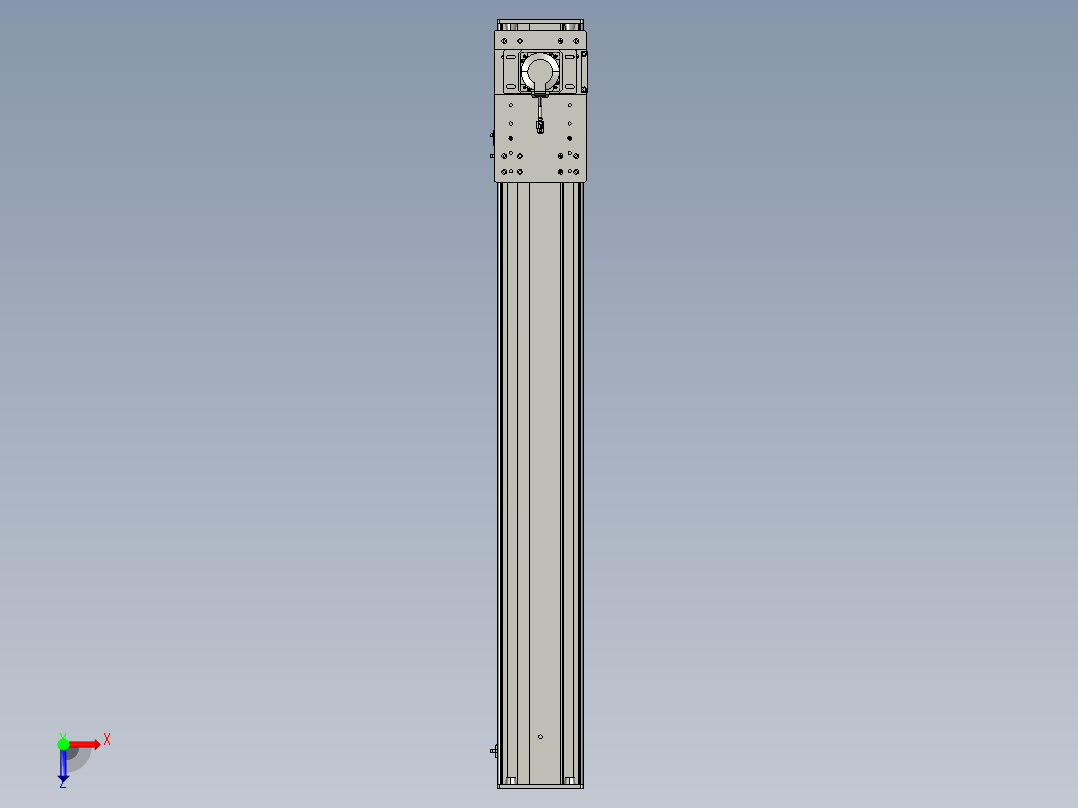 东锦齿条传动DH175G-L167-S1200-BU-减速机+750W俯视图
