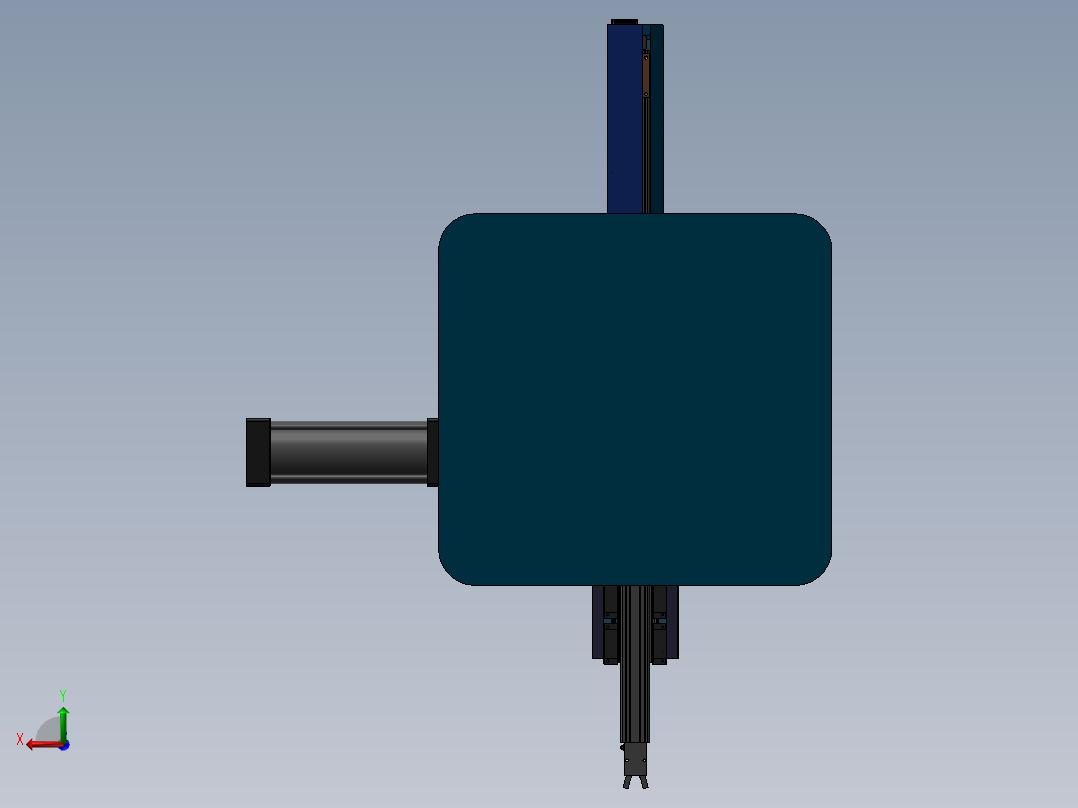 冲床油压机送料机械手后视图