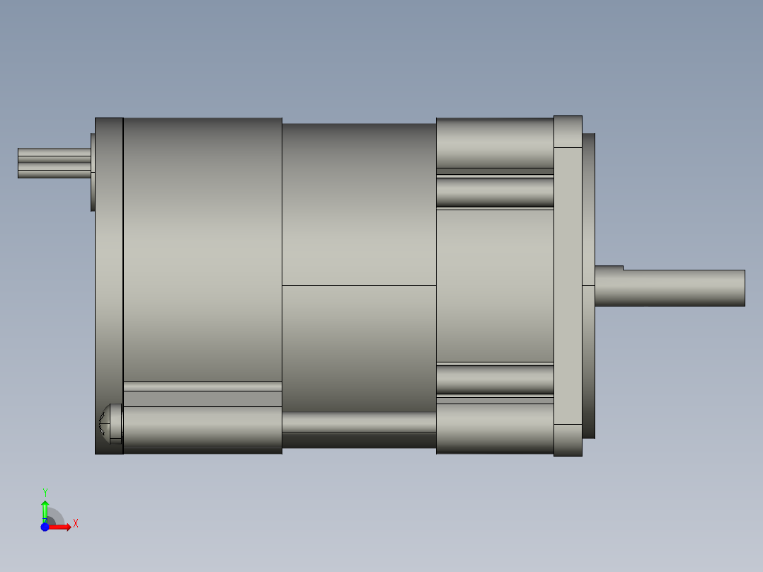 M41A1S4L微型齿轮调速马达前视图
