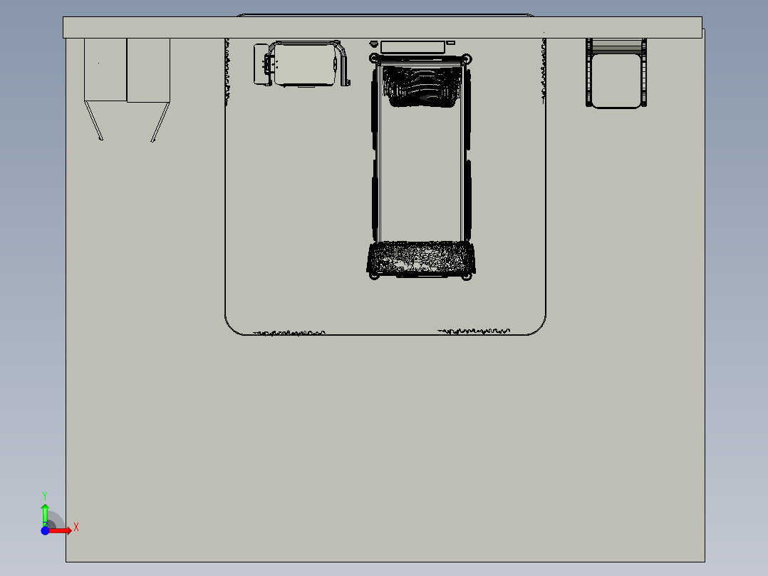 医院病房 前视图