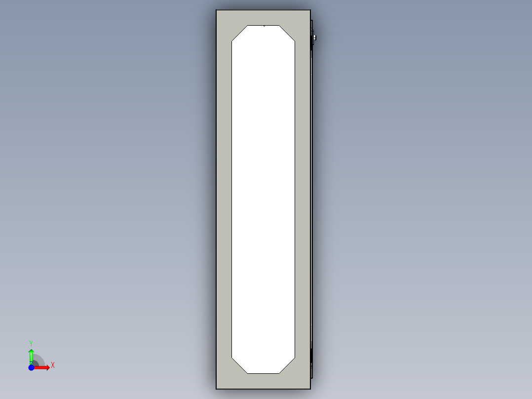 3开门网络服务器机柜前视图