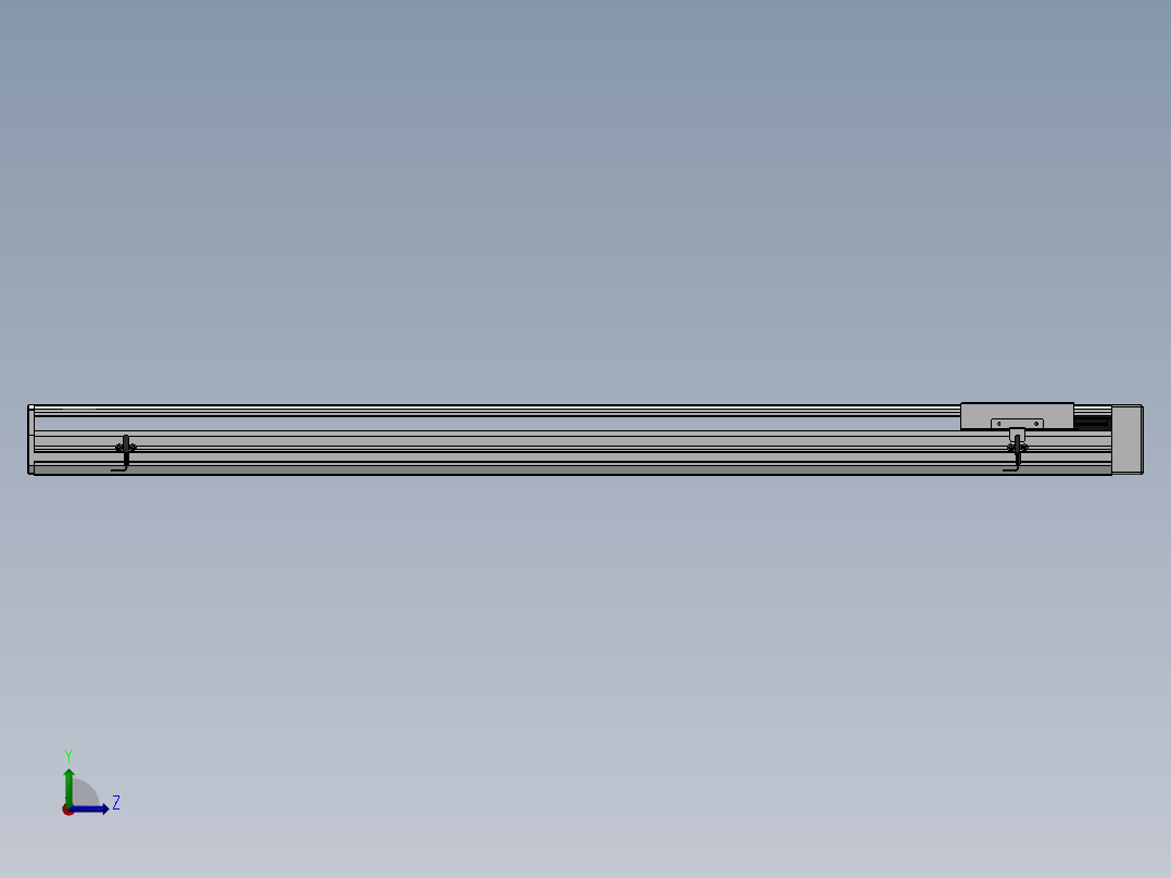 精密模组MY170-T10-1200L-BL-P40B-C4-C左视图