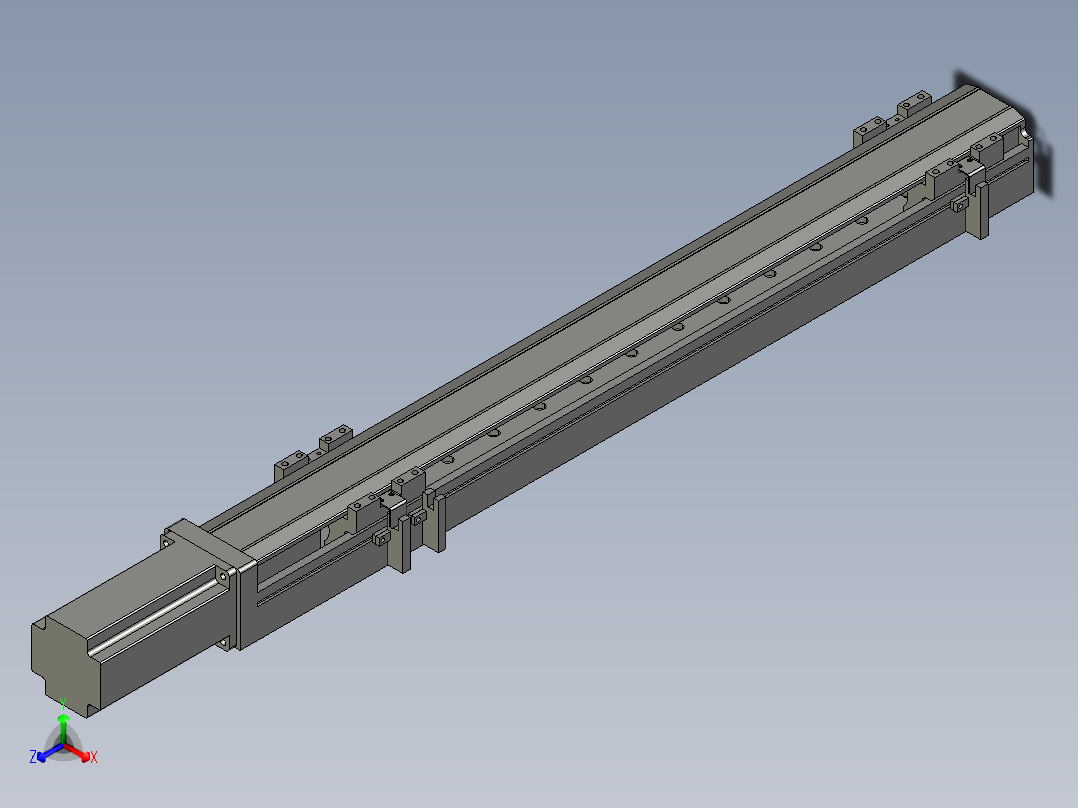 直线模组LHA6-S500-M-200W(16丝杆)设计图纸
