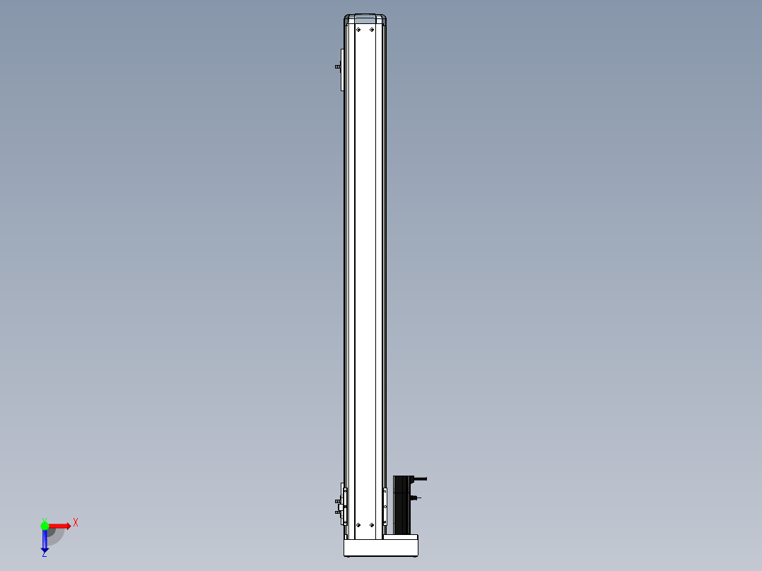 Toyo东佑达直线模组-ETH12-1050-BL-100W+煞車俯视图