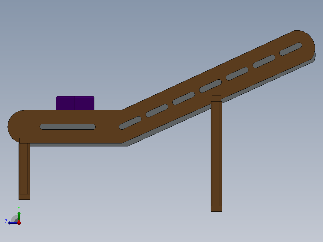 皮带输送机 (68)右视图