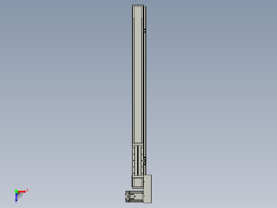 欧规系列-LB8-L75-S900-BL-ZP75-C3俯视图