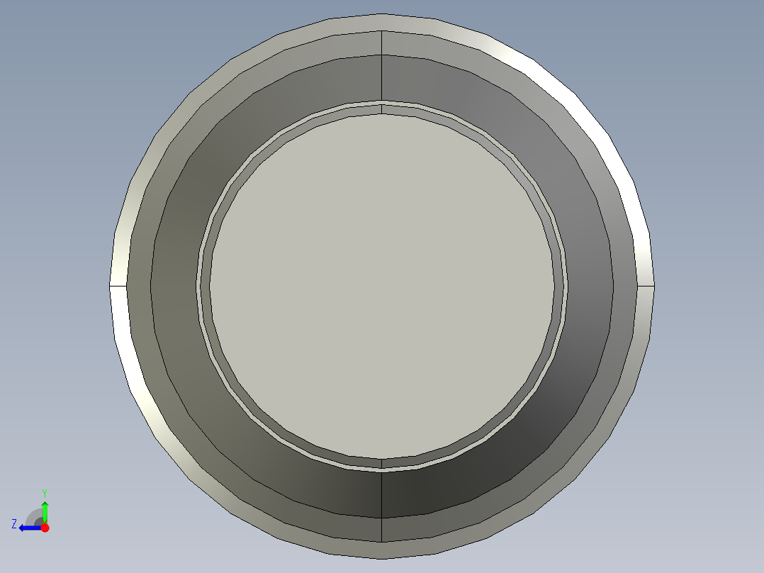 推力螺絲(塑膠頭)2276-3D多系列多零件图纸模型右视图