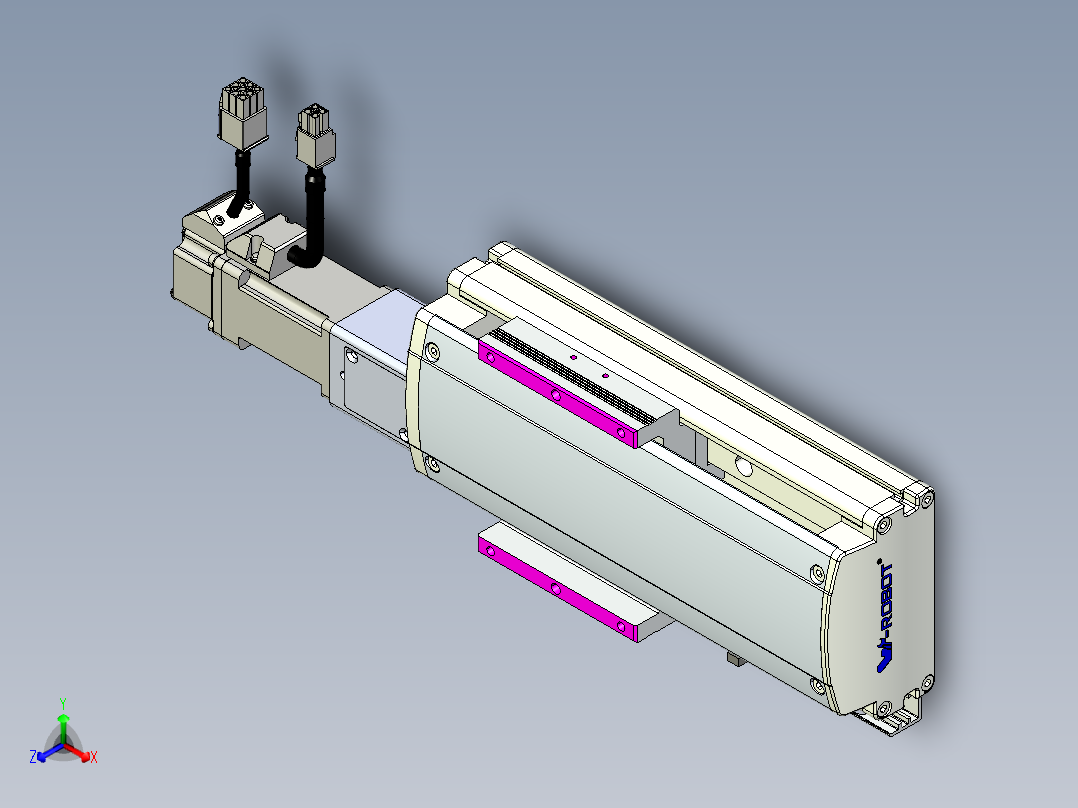威洛博QF系列模组QF10-Lxx-C-S60-BC-ZP10-C3正等轴测图