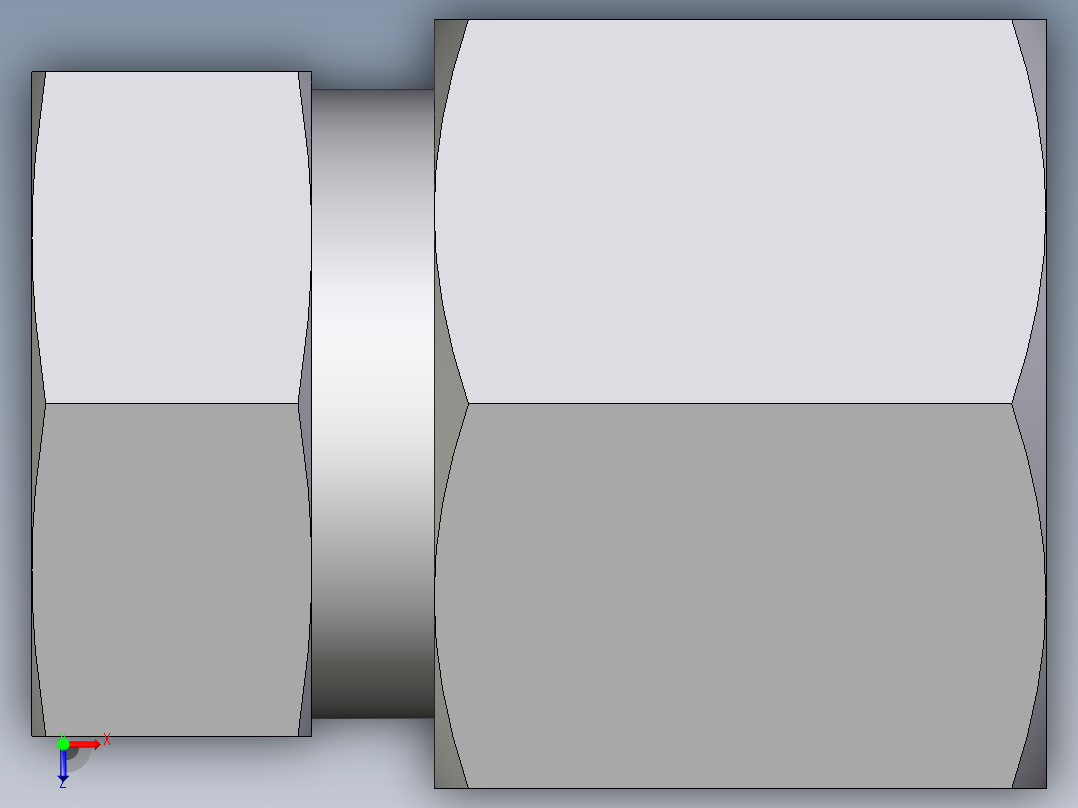 卡套式工业通用硬管接头EO_Blanking_plug_for_tube_ends_ROV10S71俯视图