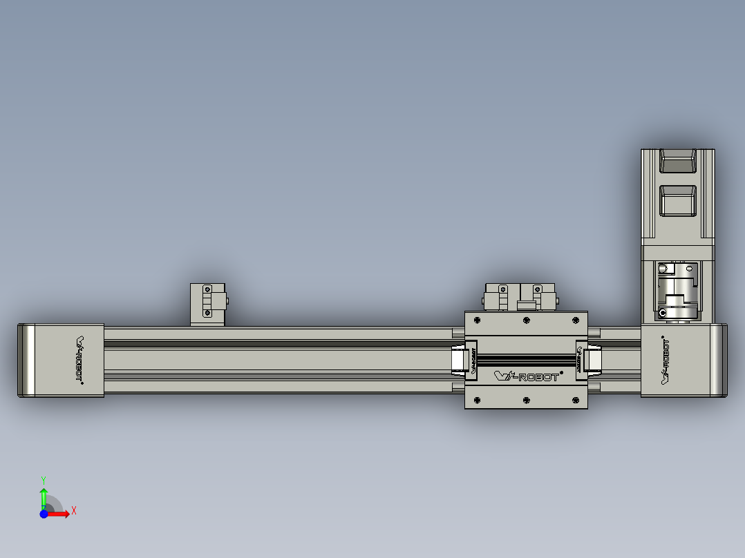 威洛博LB.GB同步带传动--欧规系列EBF5-L11-S250-BL-P20-C4前视图