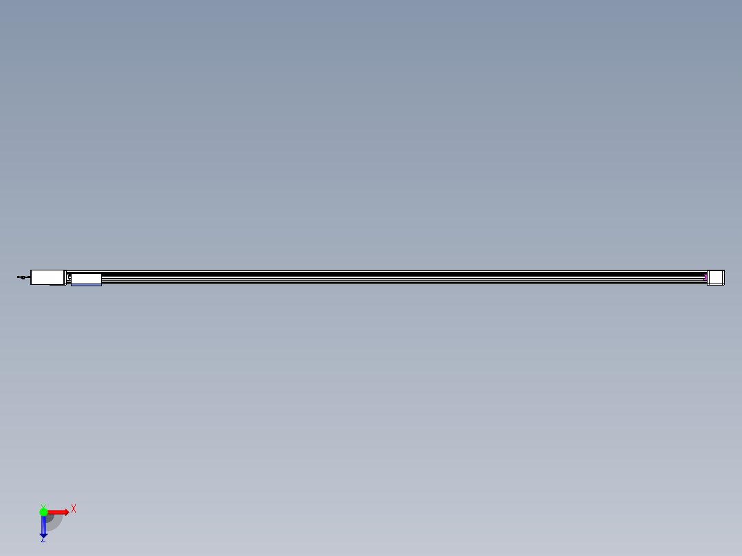 威洛博LB.GB同步带传动--欧规系列GB8-L96-S3600-BR-P75俯视图