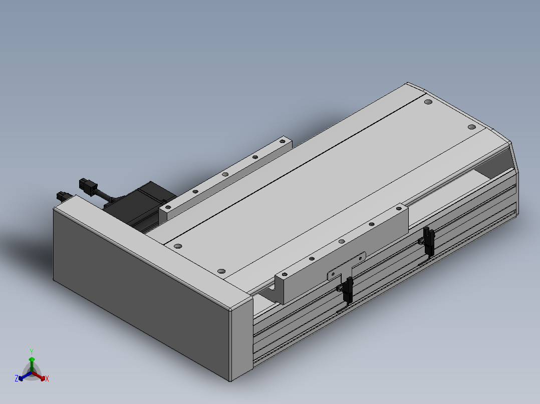 精密模组MY220-T10-150L-BR-P75B-C4-C正等轴测图