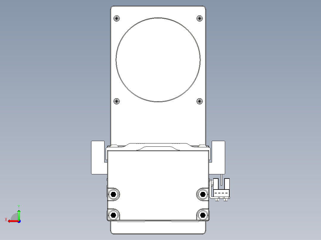 TPA-KNR-86E-1610C-L900A1-MU-BJ86-N3线性模块铝制底座后视图